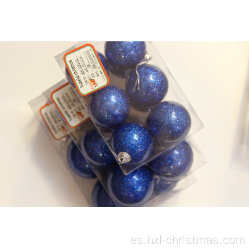 Bola de plástico perlada reluciente de Navidad